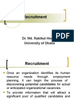 Recruitment: Dr. Md. Rakibul Hoque University of Dhaka