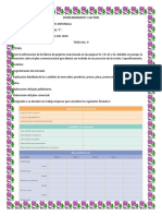 1. Con la información de la fábrica de pupitres mencionada en las páginas 55,59,62 y 63, detallen en parejas lain- formación sobre el plan comunicacional que deberá ser incluida en un proyecto de inversión. Específicamente, se solicita: Segmentación de mercado. Explicación detallada de las variables de mercadeo: producto, precio, plaza, promoción y personal de . ventas. Elaboración del plan publicitario. Elaboración del plan comercial Entreguenle