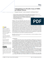 Blade-Resolved CFD Simulations of A Periodic Array of NREL 5 MW Rotors With and Without Towers