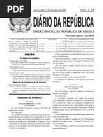 D.R Estatuto Governo Provincial Do Namibe (Actualizado)