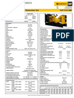 Technical Data Diesel Generator Set CAT C15-500: Illustration