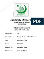 University of Karachi: Mahmud Ghaznavi