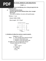 878-Tool Design and Drawing: Part - A