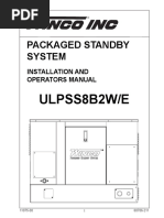 Packaged Standby System: Ulpss8B2W/E