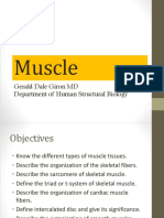 Muscle: Gerald Dale Giron MD Department of Human Structural Biology