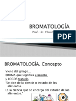 Bromatologia Clase 1-2-3 2019