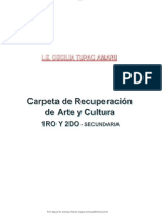 Carpeta de Recuperacion 1ro y 2do Arte y Cultura 2022