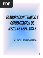 Elaboración Tendido y Compactación