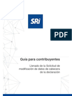 Guía para Contribuyentes - Solicitud - de - Modificación - de - Datos - de - Cabecera