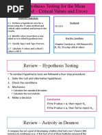 2.2 Hypothesis Testing Critical Values - COMPLETE