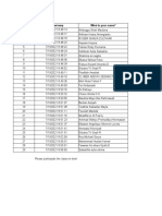 Presence List of XII MIA 8 No Timestamp What Is Your Name?