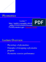 Plyometrics: public/EXSS 4603/presentations/ 7 Plyometrics