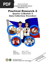 Practical Research 2: Quarter 2-Module 5 Data Collection Procedure