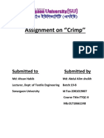 Crimp in Textile Testing 