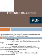 Forensic Ballistics WK 3