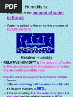 Humidity and Forms of Condensation