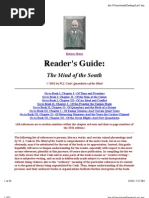 Reader's Guide: The Mind of The South - W. J.