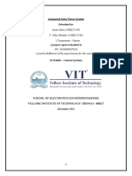 Automated Solar Power System Project Report 1