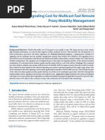 Advance Signaling Cost For Multicast Fast Reroute Proxy Mobility Management