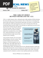 Technical News: The Cable of Choice Between Motor and VFD - CLX