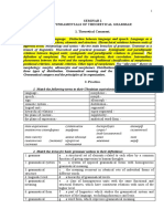 Seminar 1 Fundamentals of Theoretical Grammar 1. Theoretical Comment