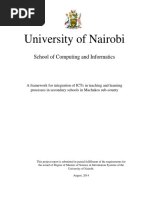 Mwunda, Nicholus M. - A Framework For Integration of ICTs in Teaching and Learning Processes in Secondary Schools in Machakos Sub-County