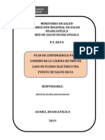 Plan de Contingencia para Conservar La Cadena de Frío