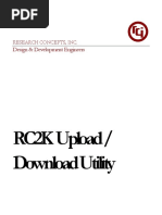 RC2K Upload / Download Utility: Design & Development Engineers