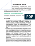 Distribución de Probabilidad Binomial