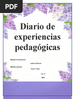 Diario de Experiencias Pedagógicas