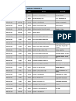 Lista de Componentes Por Equipamentos E2G