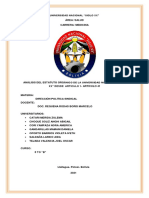 Analisis Del Estatuto Organico Art. 1-41