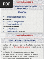 03 CLASE - El Derecho de Propiedad y La Teoría Económica - EyD