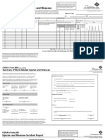 Log of Work-Related Injuries and Illnesses: OSHA's Form 300