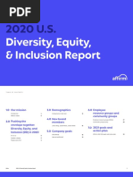 Diversity, Equity, & Inclusion Report