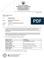 MEMORANDUM 003 Implementation of Brigada Eskwela 2021