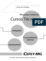 Prova Ensino Tecnico 2022