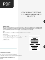 Analysis of Central Vista Redevelopment Project