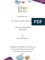 Tarea 1 - Reconocer Los Conceptos Sobre La Gestion Educativa - Avtividad Inicial.