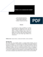 Terapia Sistemica en La Comunicacion Fa