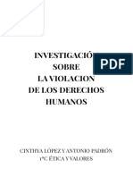 Violacion de Los Derechos Humanos