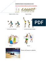 Trabajo Práctico de Fundamentos Técnicos y Reglas Básicas de Voley