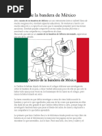 Cuento de La Bandera de México