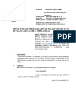 Solicita Conclusión de Proceso Por Fallecimiento Del Obligado - Edwin Requejo Toro