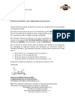 Permiso de Movilidad Tintoreria Universal de Procesos.