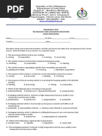 Diagnostic Test Food Processing