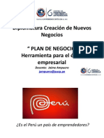 PLAN DE NEGOCIOS - Jaime Ampuero