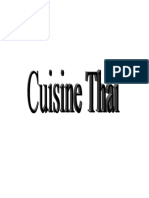 Cuisine Thaï