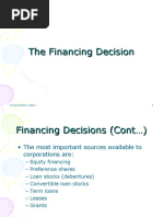 Financing Decision