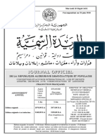 Journal Officiel: Mercredi 10 Rajab 1431 Correspondant Au 23 Juin 2010 #39 49 Annee